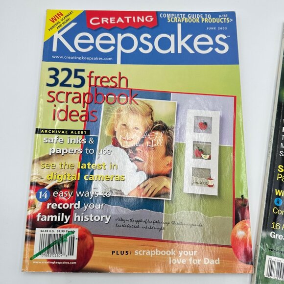 Creating Keepsakes 3 Scrapbook Magazines Crafting Photos - Picture 4 of 13